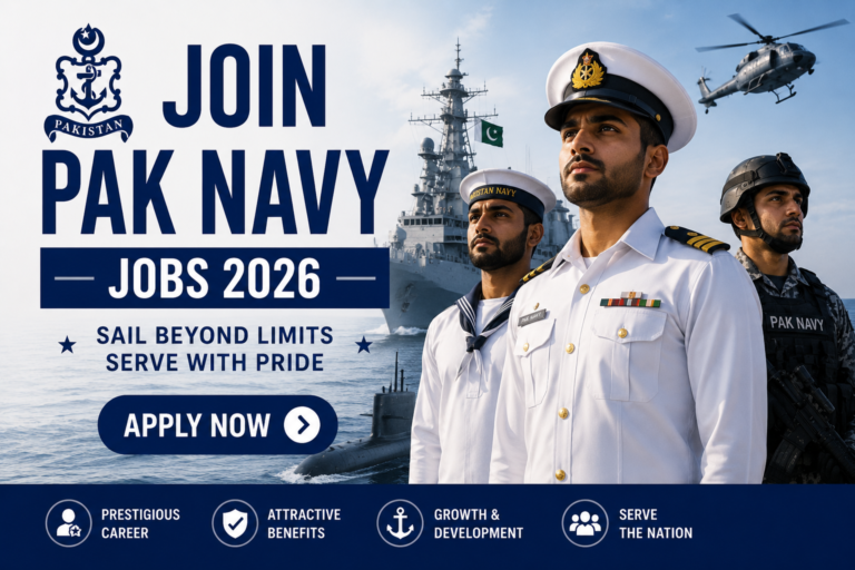 Pak Navy Jobs 2026 – Apply Now