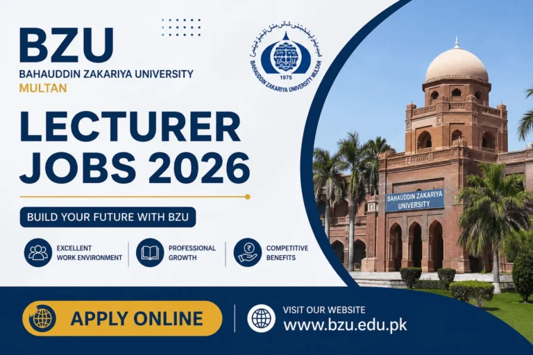 BZU Lecturer Jobs