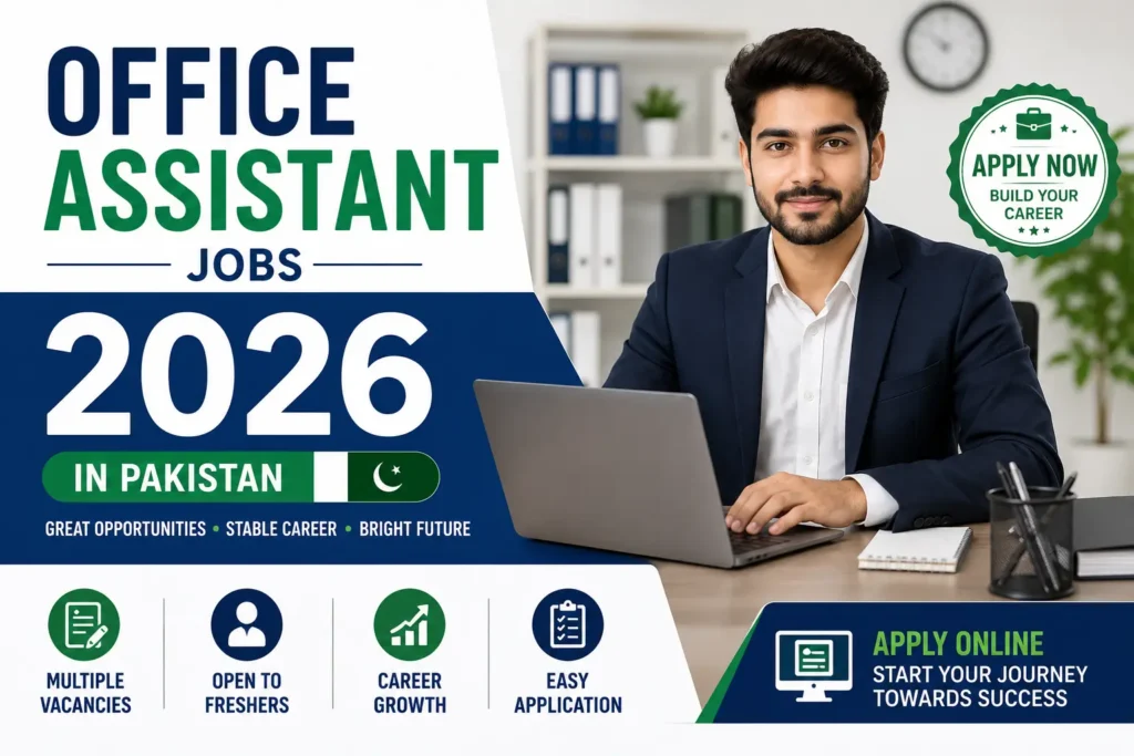 Office Assistant Jobs 2026 in Pakistan