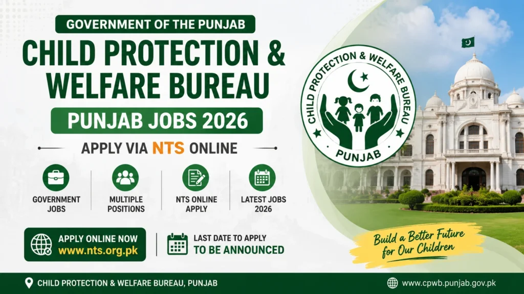 Child Protection & Welfare Bureau Punjab Jobs