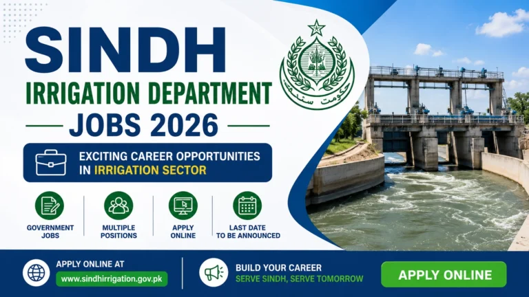 Sindh Irrigation Department Jobs