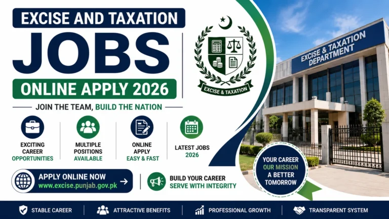 Excise and Taxation Jobs