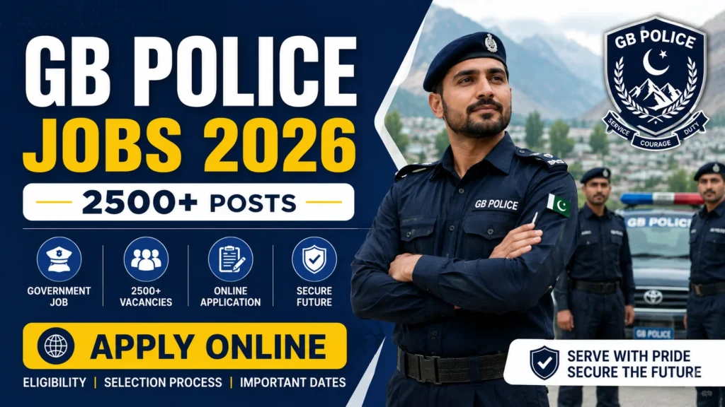 GB Police Jobs 2026 – 2500+ Posts | Apply Online