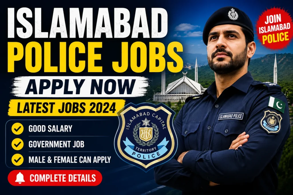 Islamabad Police Jobs 2026 , 2150 Vacancies – Apply Online