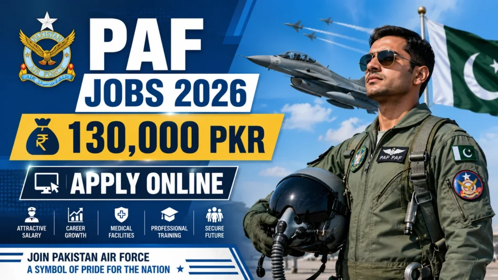PAF Jobs 2026 – 130,000 PKR Apply Online