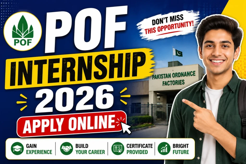 POF Internship 2026 Apply Online