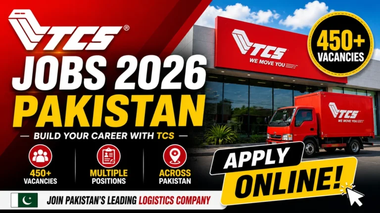 TCS Jobs 2026 Pakistan – 450+ Vacancies Apply Online