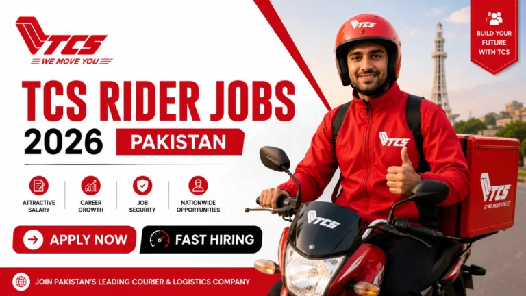 TCS Rider Jobs 2026 Pakistan Apply Now – Fast Hiring