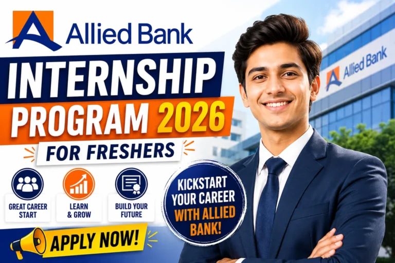 Allied Bank Internship Program 2026 For Freshers