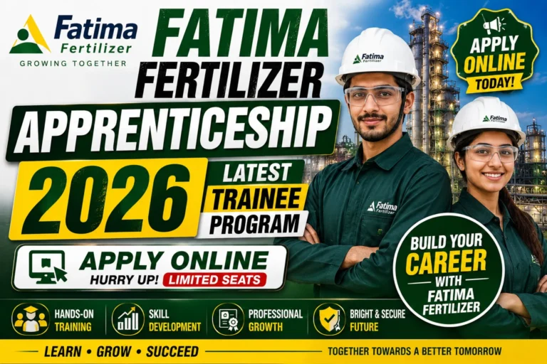 Fatima Fertilizer Apprenticeship 2026 – Apply Online Latest Trainee Program