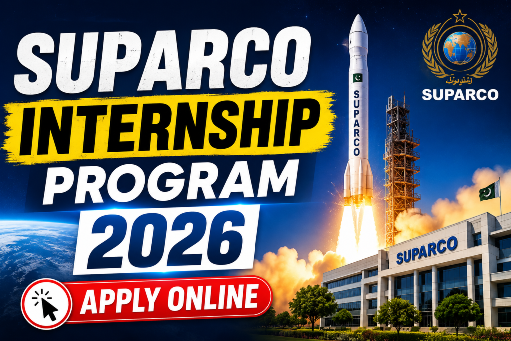 Suparco Internship Program 2026 – Apply Online