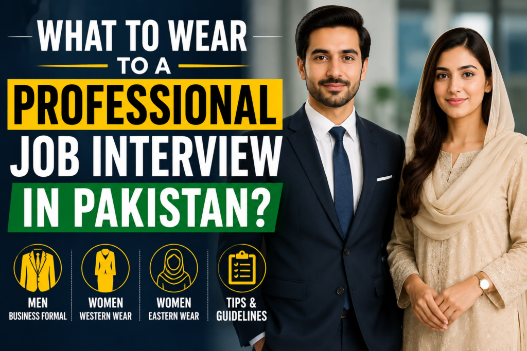 What to Wear to a Professional Job Interview in Pakistan?
