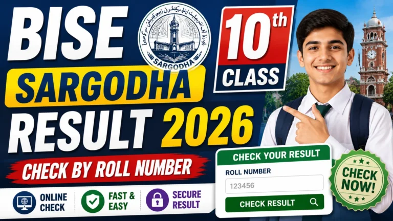 BISE Sargodha 10th Class Result
