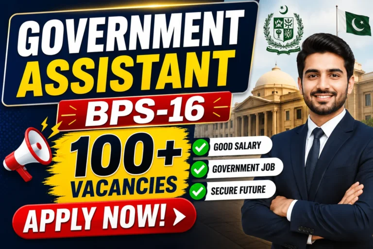 BPS-16 Assistant Jobs