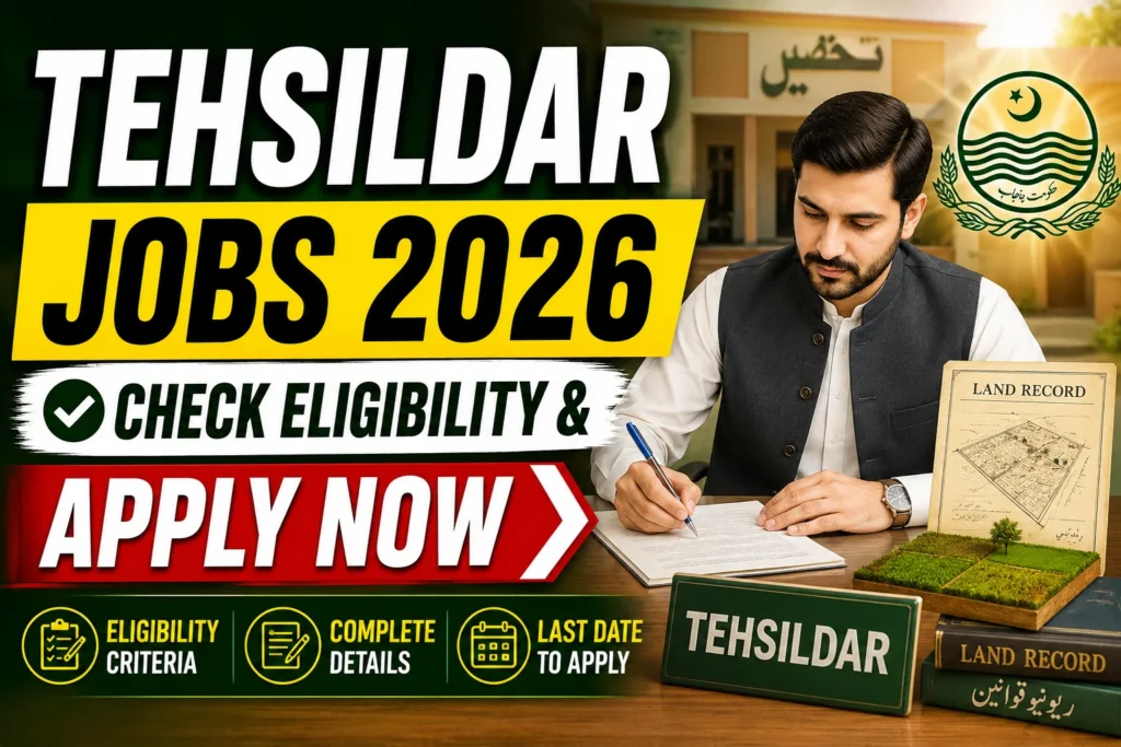 Tehsildar Jobs 2026